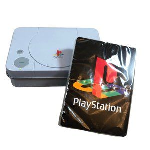 Playstation One Playing Cards with Collectible Tin